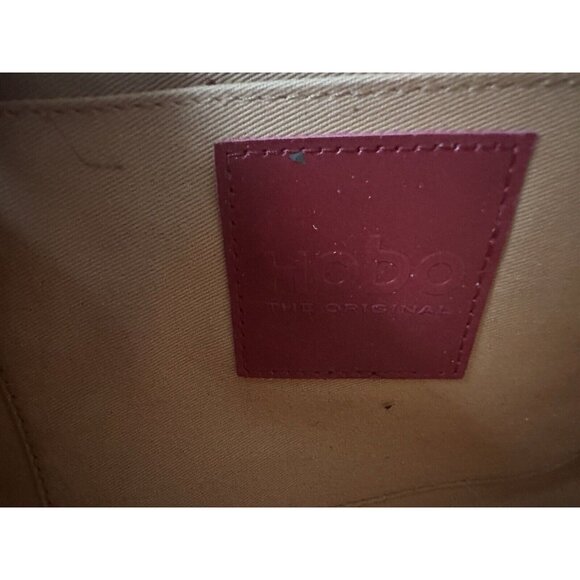 Hobo The Original Brown Leopard Cheetah Print Leather Purse Handbag Bag - Picture 4 of 13